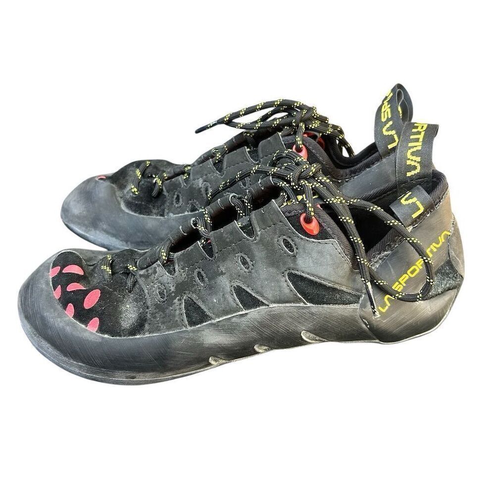 La Sportiva Tarantulace Climbing Shoes Black Men's Size 10.5‎